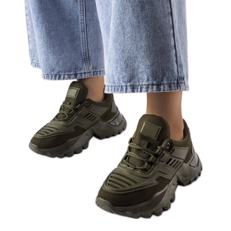 Inna Chaussures de SPORT Femme AL003 Vert Inna Chaussures de SPORT Femme AL003 Vert