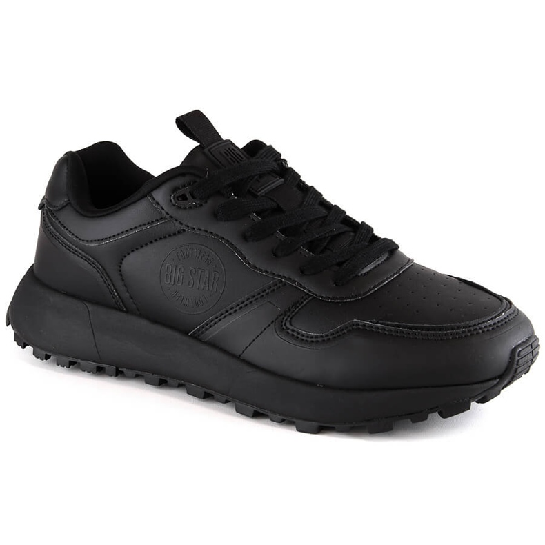 Baskets chaussures de sport pour hommes noir Big Star KK174232 le noir