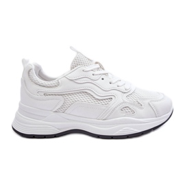 PG1 Chaussures de sport pour femmes Baskets à plateforme Blanc Lomare