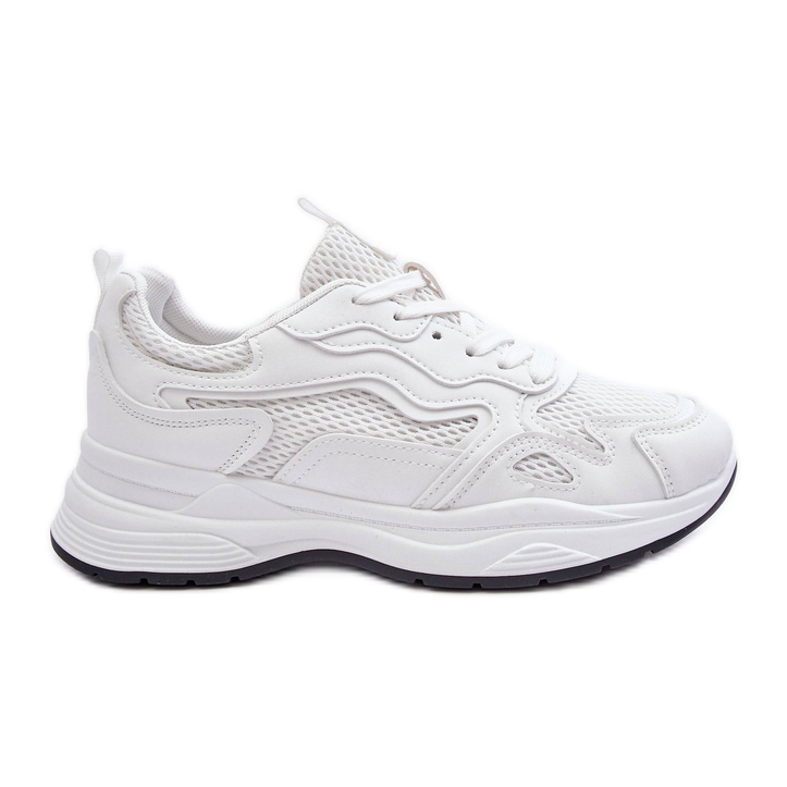 PG1 Chaussures de sport pour femmes Baskets à plateforme Blanc Lomare blanche