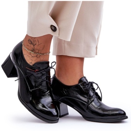 Laura Messi Escarpins Femme Cuir Laqué Noir Keria