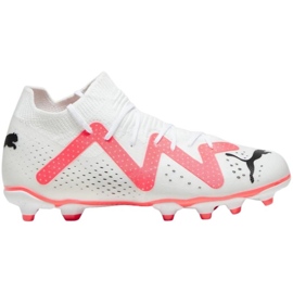 Puma Future Match FG/AG Jr 107384 01 chaussures de football blanc blanc