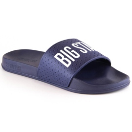Big Star MM174321 pantoufles de sport en mousse pour hommes bleu Big Star MM174321 pantoufles de sport en mousse pour hommes bleu