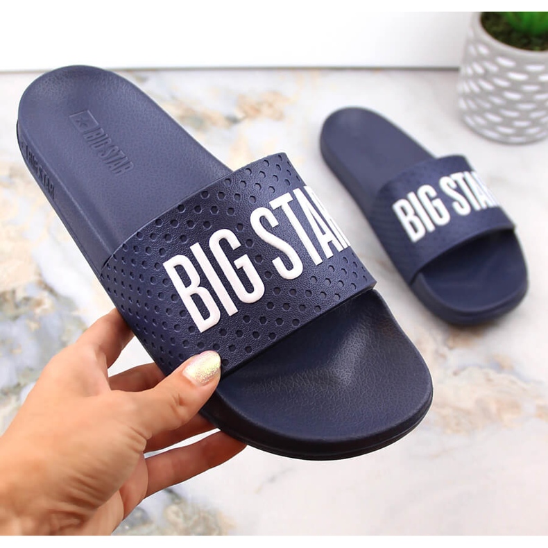 Chaussons mousse enfant bleu clair Big Star MM274714