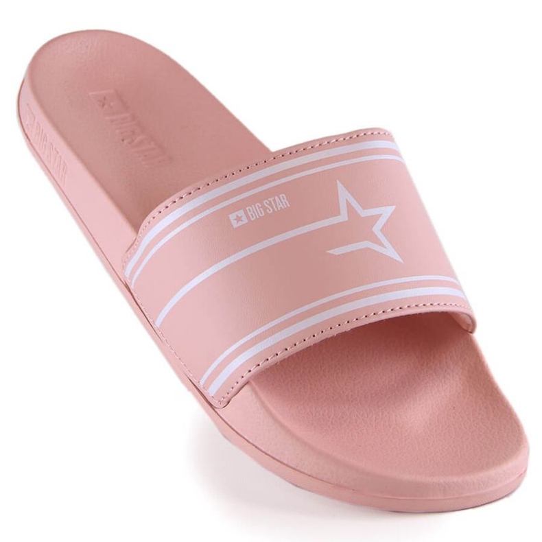 Chaussons de sport roses Big Star W INT1907B