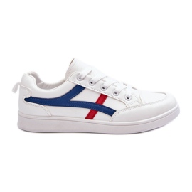 PG1 Chaussures Sport Basses Femme à Rayures Blanc Alemessa
