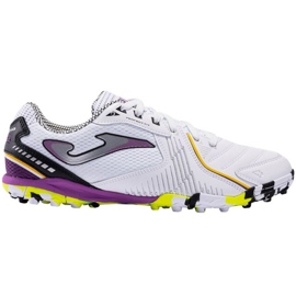 Chaussures de football Joma Dribling Turf 2332 M DRIW2332TF blanche blanche