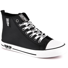 Baskets isolées noires Big Star KK274598