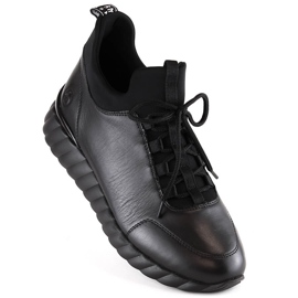 Rieker Remonte D5977-01 bottes pour femmes isolées en cuir noir
