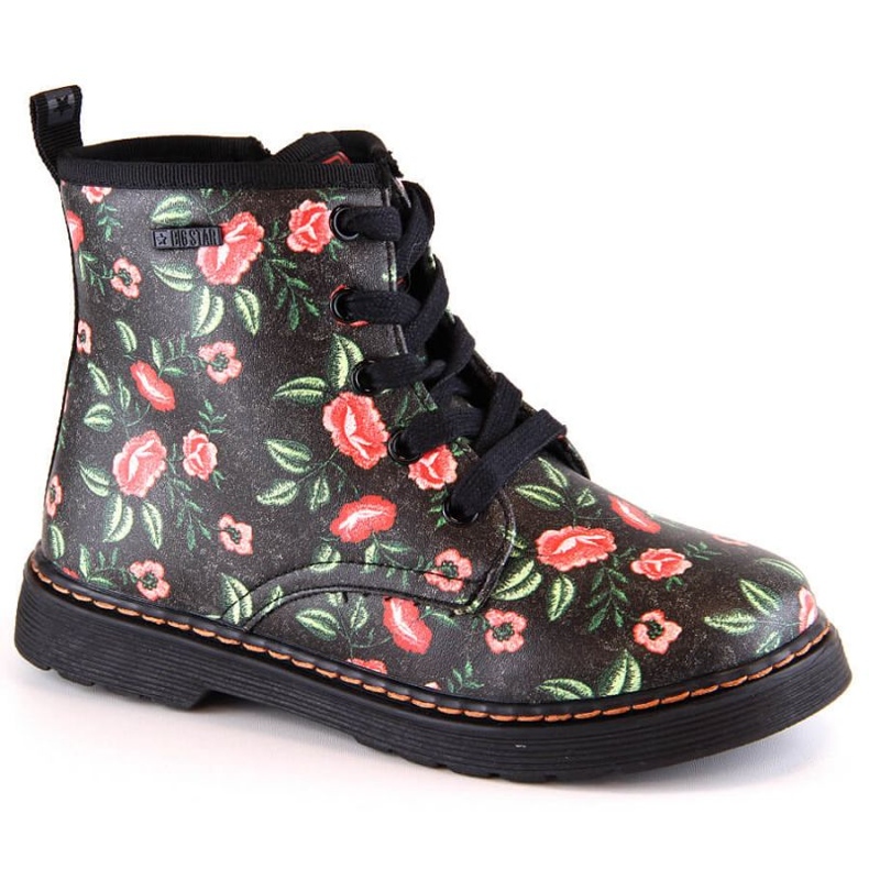 Bottes chaudes Big Star Jr INT1884 fleurs le noir