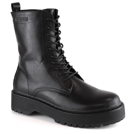 Bottes sur la plate-forme isolée Big Star W INT1888 noir le noir