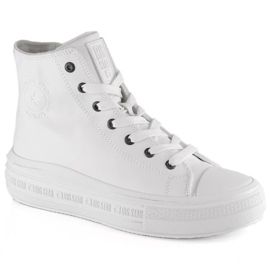 Baskets isolées à lacets Big Star W INT1902A blanc blanche