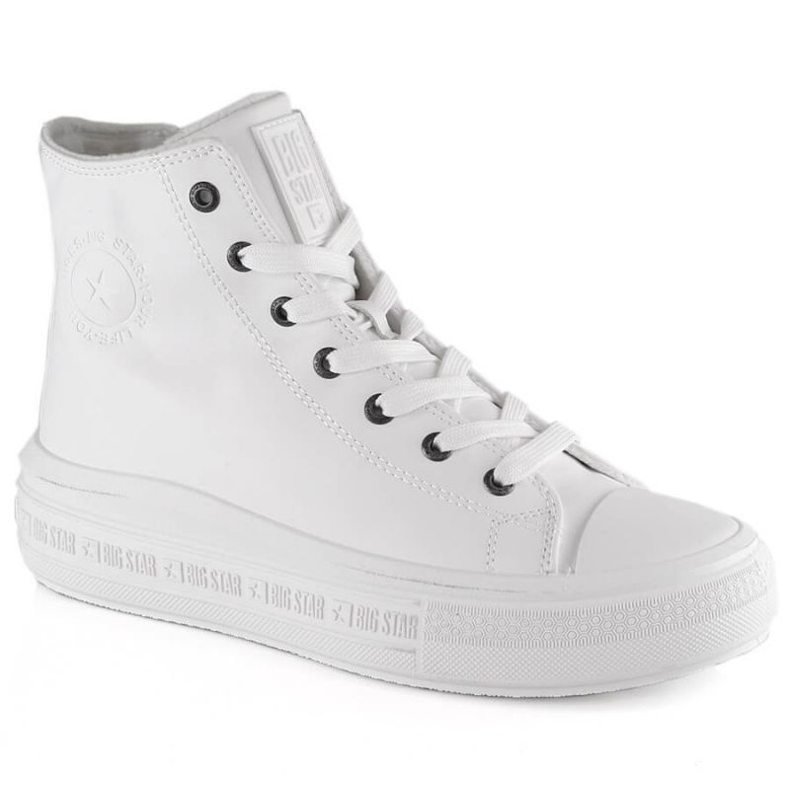 Baskets isolées à lacets Big Star W INT1902A blanc blanche