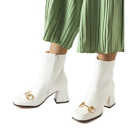 Bottines blanches de Castione