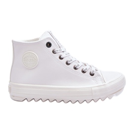 Baskets Femme Big Star High Warm White GG274108 blanc