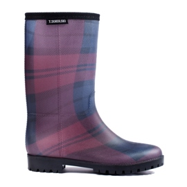 T.Sokolski Bottes hautes à carreaux T. Sokolski multicolore