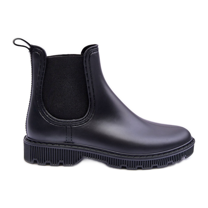 PG3 Bottes de pluie Helinca noir mat pour femmes le noir