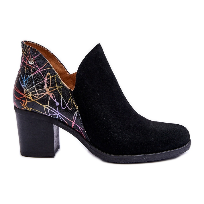 Bottes en Cuir pour Femme à Talon Maciejka 04492-99 Noir le noir