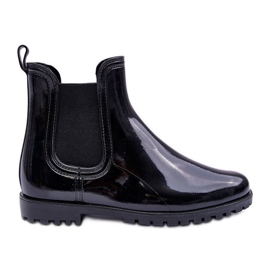 PS1 Bottes de pluie classiques pour femme Bottines Chelsea Noir Jenifer