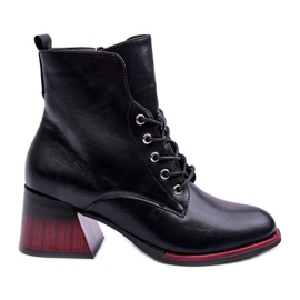 Vinceza Bottes à Talons Hauts Noir Luloshe le noir