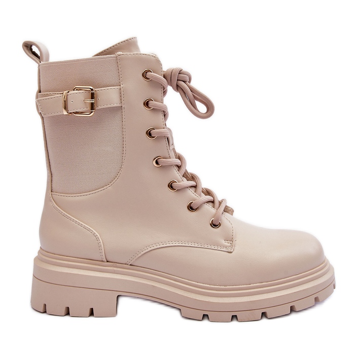 FD1 Bottes Worker Femme Beige Chrezy