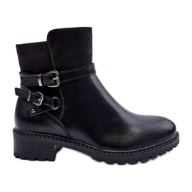 Bottes pour femmes à rayures Black Minks le noir