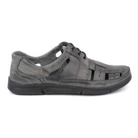 Olivier Chaussures d'été homme ajourées 600 gris Olivier Chaussures d'été homme ajourées 600 gris