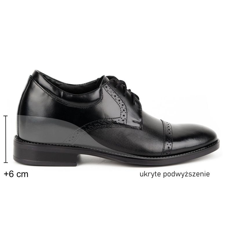Olivier Chaussures habillées en cuir homme MP45KB noir le noir
