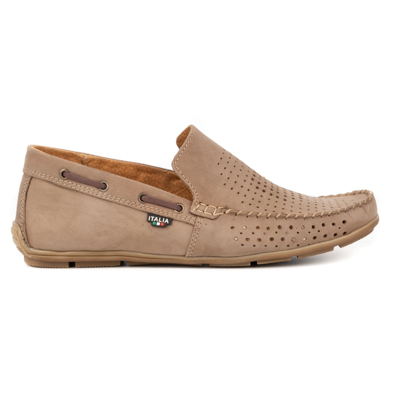 Olivier Mocassins cuir été homme 085DKNT marron brun