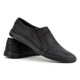Polbut Mocassins cuir homme 334N Plb noir