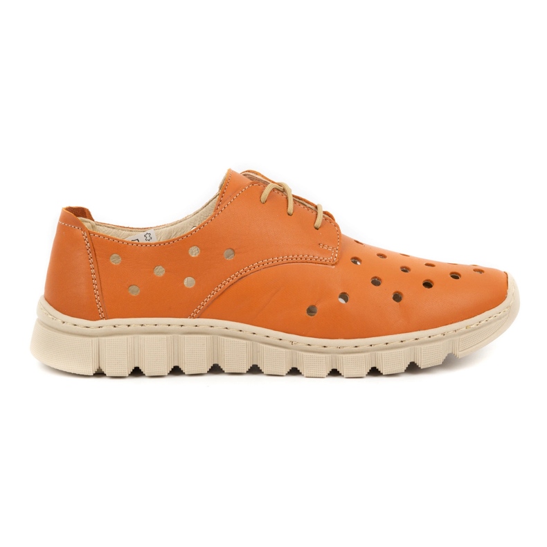 WASAK Chaussures femme baskets en cuir 0692W orange WASAK Chaussures femme baskets en cuir 0692W orange
