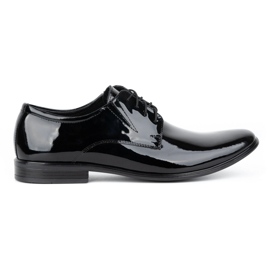 Olivier Chaussures habillées homme cuir verni 304LU noir