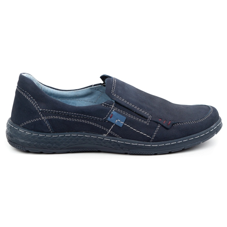 Olivier Mocassins homme cuir 943MA bleu marine