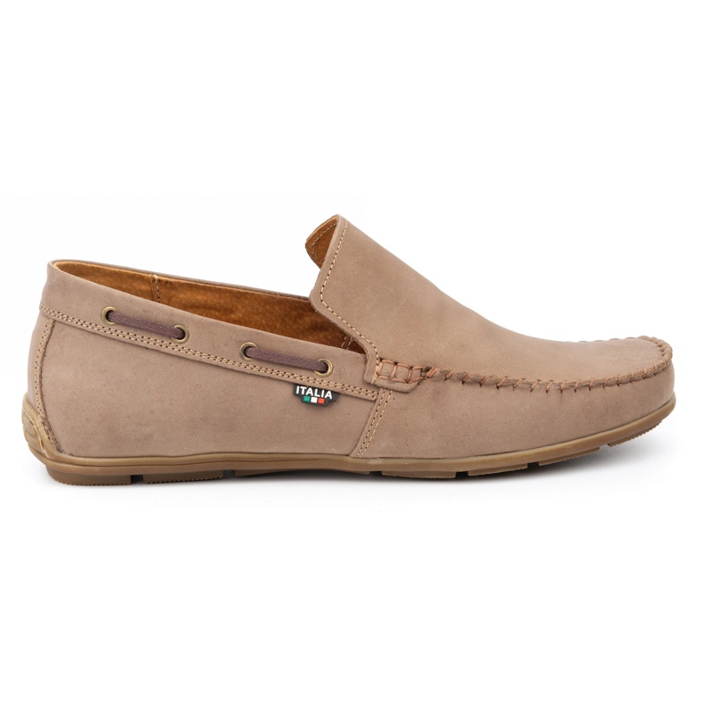 Olivier Mocassins cuir homme 085KNT marron clair brun