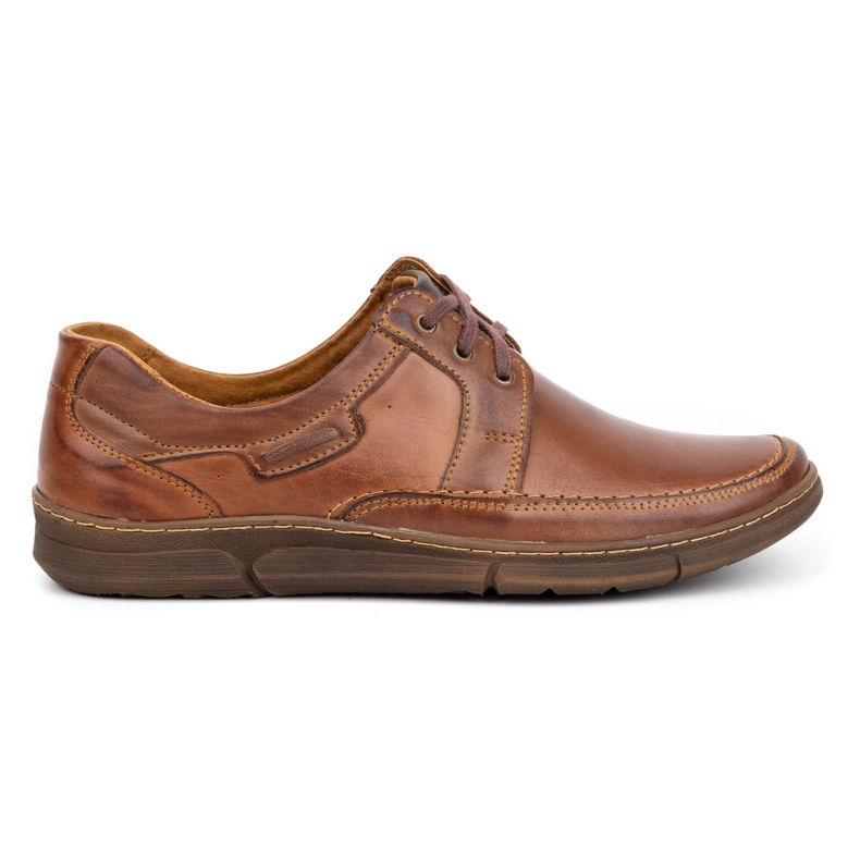Olivier Chaussures en cuir à lacets pour hommes 60K marron brun Olivier Chaussures en cuir à lacets pour hommes 60K marron brun