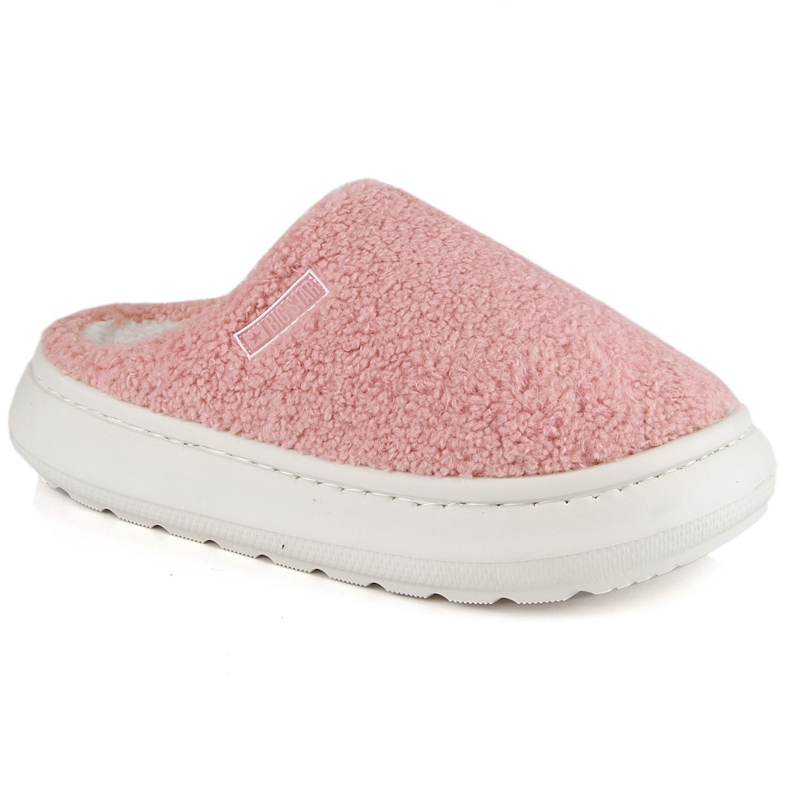 Chaussons de maison isolés rose Big Star MM274131