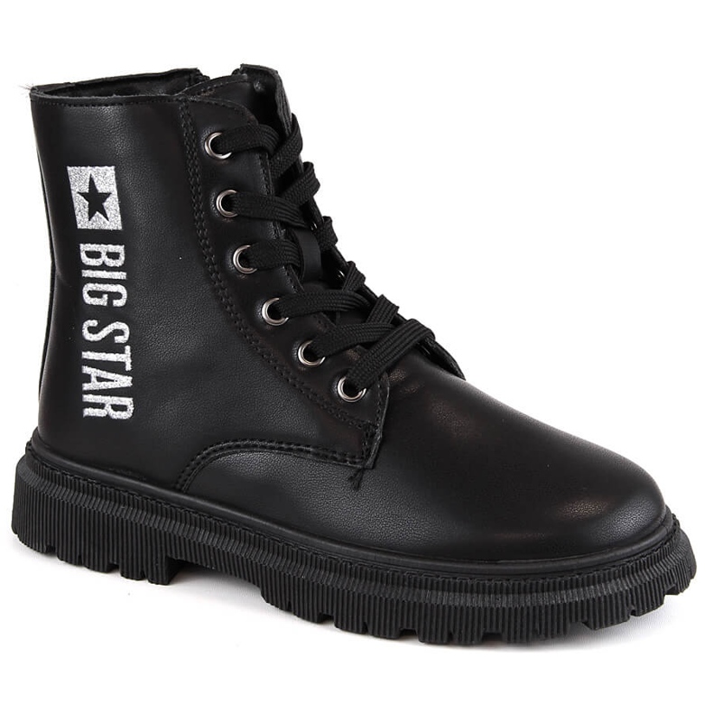 Bottes enfant isolées noires Big Star MM374152 le noir