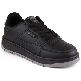 Chaussures de sport baskets à lacets noir Big Star MM274353