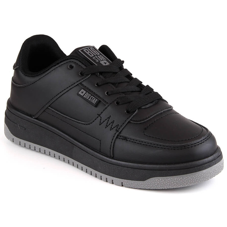 Chaussures de sport baskets à lacets noir Big Star MM274353 le noir Chaussures de sport baskets à lacets noir Big Star MM274353 le noir