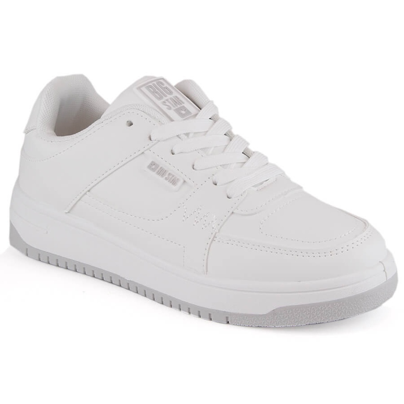 Chaussures de sport baskets à lacets blanches Big Star MM274354 Chaussures de sport baskets à lacets blanches Big Star MM274354