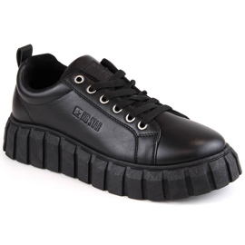 Chaussures femme à lacets noires Big Star MM274617
