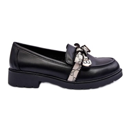 Chaussures Cuir Femme Mocassins Noir S.Barski HY330