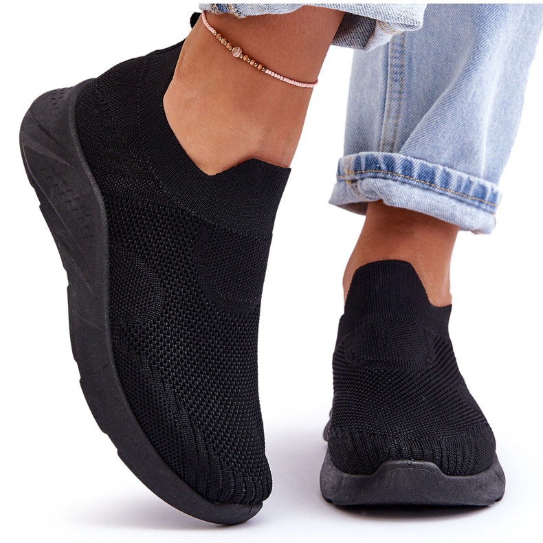 Chaussures de sport à enfiler pour femme Noir Claris le noir