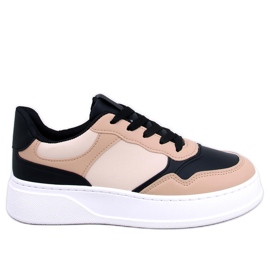 Baskets femme Panda Brewer NOIR/KHAKI beige