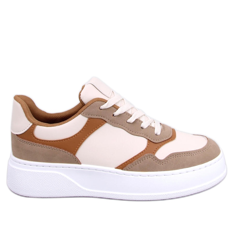Baskets femme panda kaki Brewer beige Baskets femme panda kaki Brewer beige