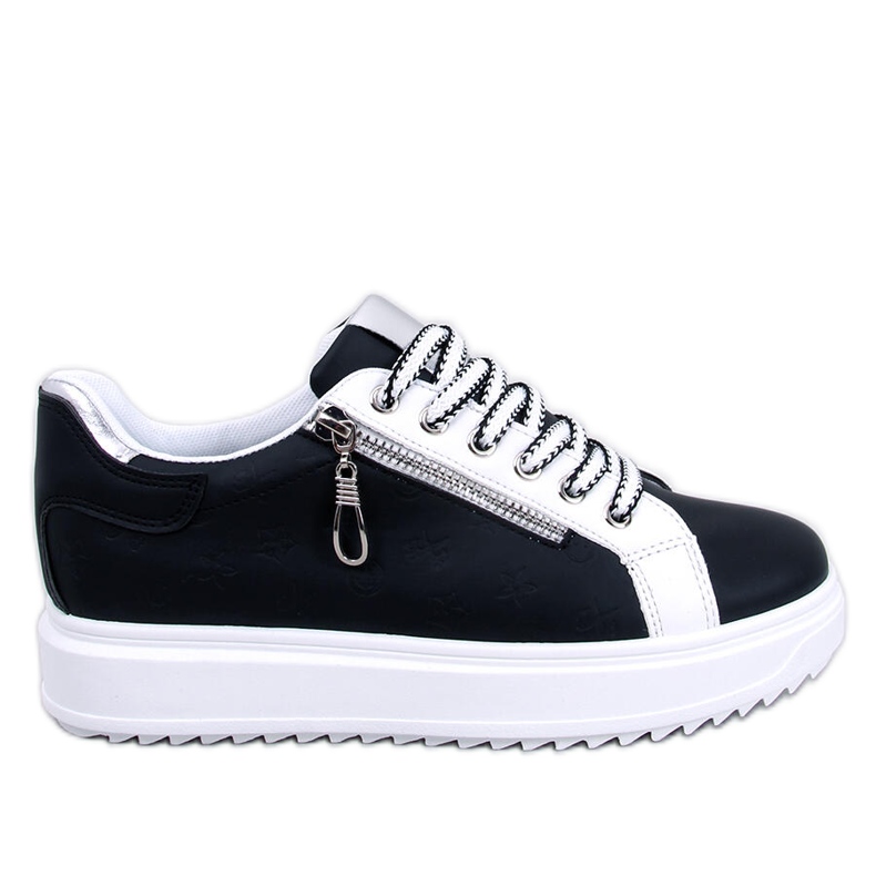 Baskets Hopper noires à semelles hautes le noir