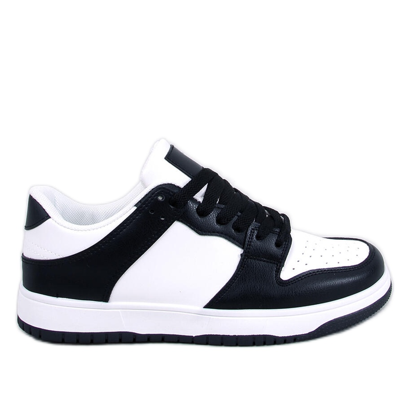 Baskets bicolores Ballou Noir blanche