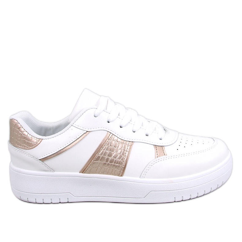 Baskets Femme Kline Blanc/Or blanche Baskets Femme Kline Blanc/Or blanche