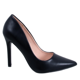 Escarpins Carra noirs à talons aiguilles le noir