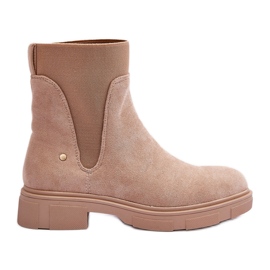 Bottines Jodhpur en Daim Femme Beige Tannaz Bottines Jodhpur en Daim Femme Beige Tannaz